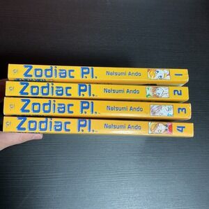 Tokyopop Zodiac P.I. Manga Natsumi Ando Vol 1-4 Complete Set Vtg Shojo Mystery